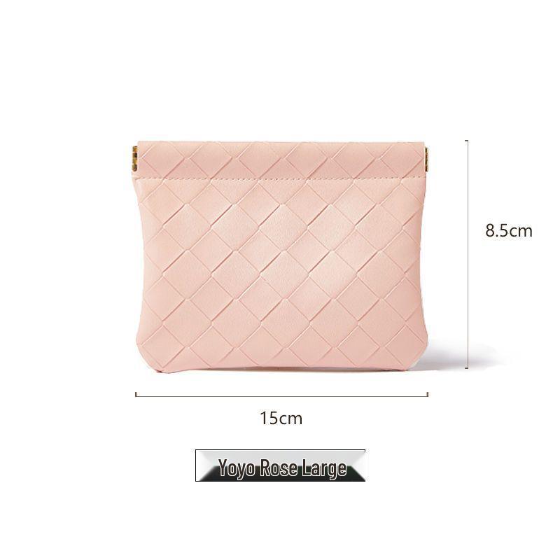 Japanese Cute Cheese Embroidered Women's Coin Purse - Short Textured Wallet