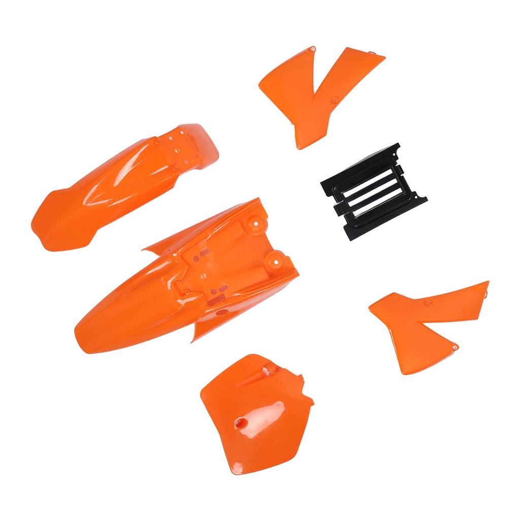 Motorcycle Fairing Cover Kit Orange Front Wheel Mudguard Splash Guard Kit for Senior Adventure