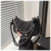 2025 New Versatile Women's Bag Exquisite Foreign Style Chain Solid Color Casual Simple Fashion Women's Shoulder Messenger Bag