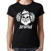 SERVUS Bavaria Skull Oktoberfest Oktoberfest Skull Bavarian Women's Girlie T-shirt