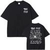 Summer Fashion Heavyweight Retro Men's English Letters 100% Cotton Printed Round Neck High-quality Casual Fitness Street T-shirt