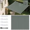 5Mx4M/3M/2M Waterproof Sun Shade Sail with Grommets Rectangle Garden Patio Pergola Cover For Outdoor Camp Tent Shelter