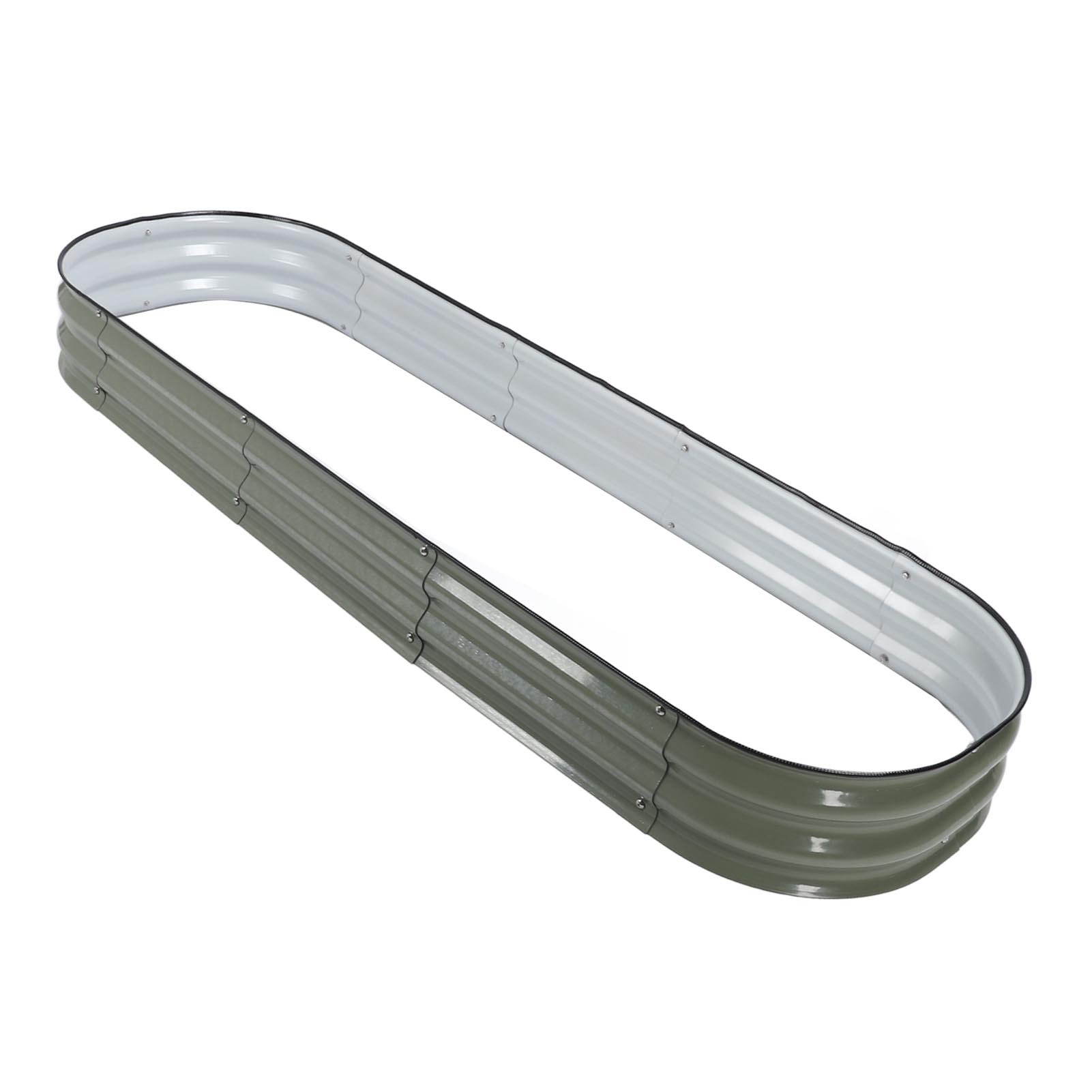 

Сталеве підняте саджанське ліжко Садовий вуличний ящик-контейнер з відкритим дном для вирощування овочів, фруктів, квітів