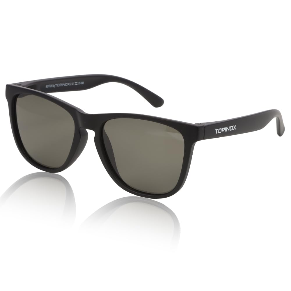 [TORINOX] Мужские поляризационные солнцезащитные очки для вождения, Ультралегкие, Защита UV400, Подходят для гольфа, рыбалки и спорта (МАТОВЫЙ ЧЕРНЫЙЧЕРНЫЙ базовый