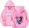 Kids Hoodies & Sweatshirts Kpop Hunters Witch Hunter Group Pattern Children's Girl Pocket Hoodie Sweatshirt
