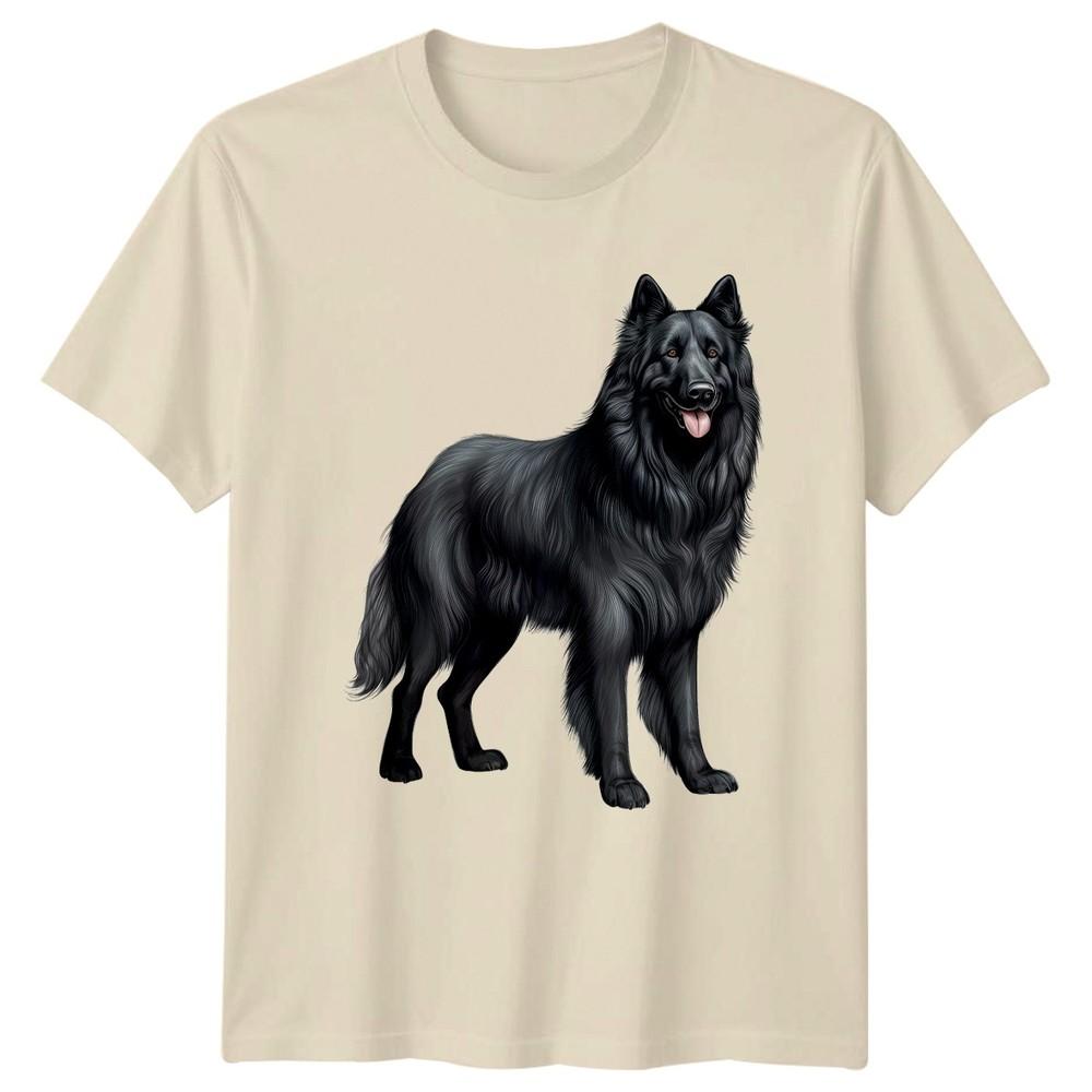 Black Belgian Shepherd Dog Animals Unisexs TShirt Unisexs Tee Graphic Unisex Top