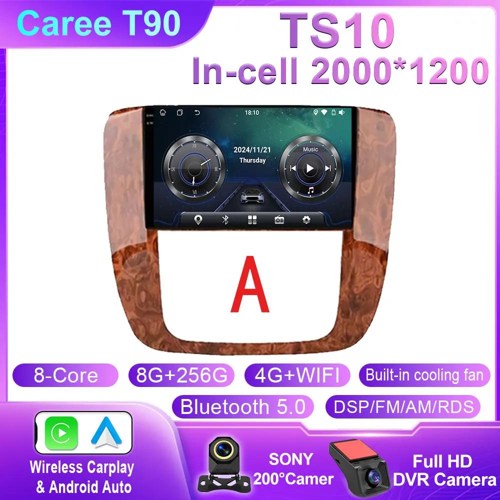 Android Car For GMC Yukon Chevrolet Tahoe Suburban 2008-2012 GPS Navigation Multimedia Player Stereo Head Unit QLED Screen 5G BT