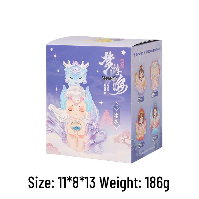 Dream Wanderer Spirit Beast Slepý box: Roztomilé pryskyřičné stolní ozdoby v různých stylech