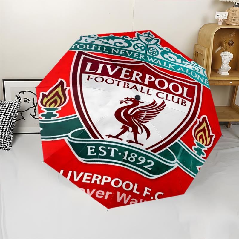 1pc L-Liverpool Umbrella, Sun Protection, And UV Shielding. It Has Eight Sturdy Ribs for Outdoor Use And Perfect As a Holiday Gift