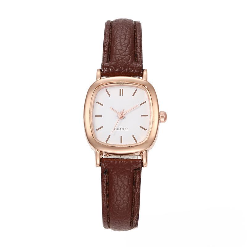 Trend Simple Personality Retro Original Style Student Lady Premium Sense Quartz Belt Watch