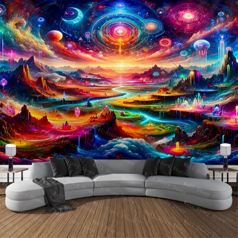 

Modern Galaxy Tapestry Outer Space Tapestry Wall for Living Room Tapestry Bedroom Tapestry Office Home Bedside Tapestry 40CMX60CM