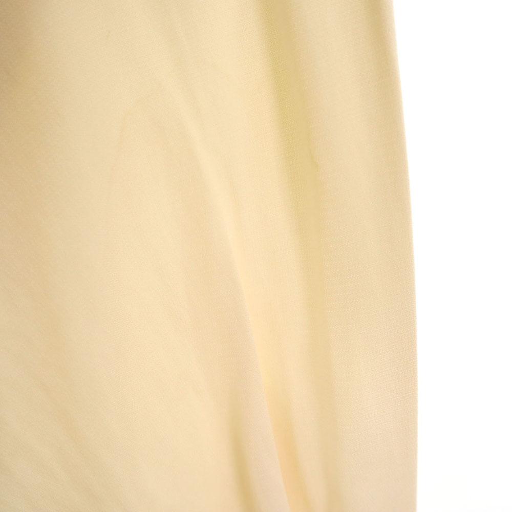 Hermes French Silk Blend Old Long Sleeve Shirt 38 Beige Women Used