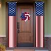 4th of July Patriotic Door Banners Outdoor Patriotic American Flag Hanging Porch