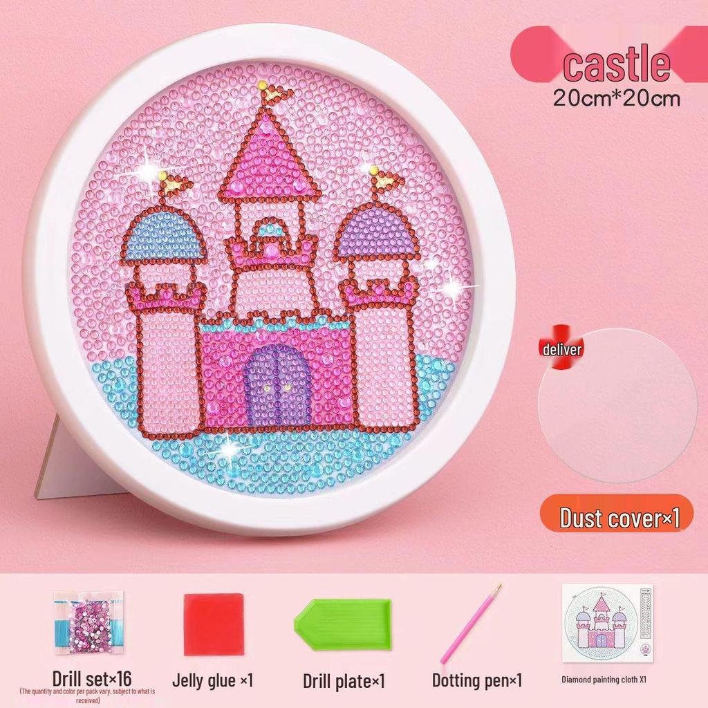 Nouveau Sticker Strass DIY 2024 Peinture Diamant Jouet pour Enfants - Kit Créatif pour Filles
