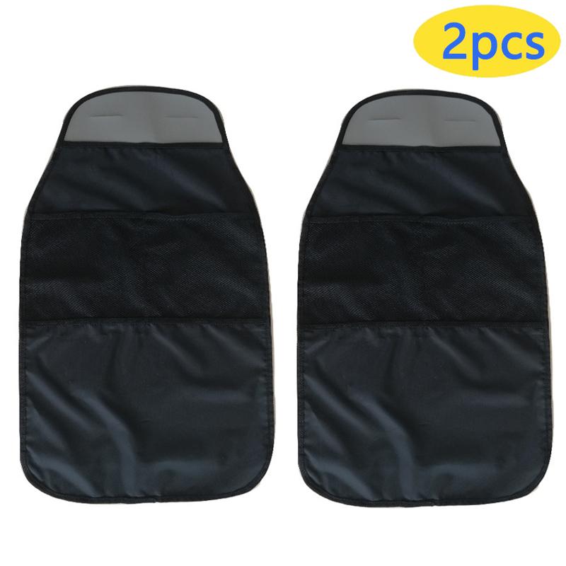 Universal Car Seat Kick Mat Protector Waterproof Backseat Cover For Kids Pets Anti Slip Dirty Mud Proof Storage Bag