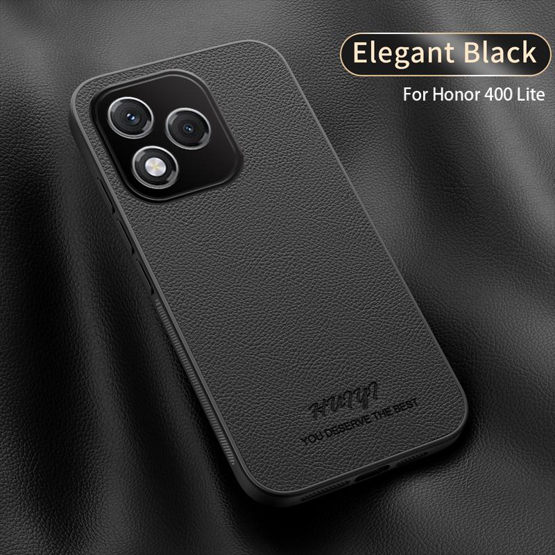 Leather Case for Huawei Honor 400 Lite 5G Car Magnetic Holder Wireless Charge Silicon Phone Cover Honor400Lite ABR-NX1 ABR-N31C1