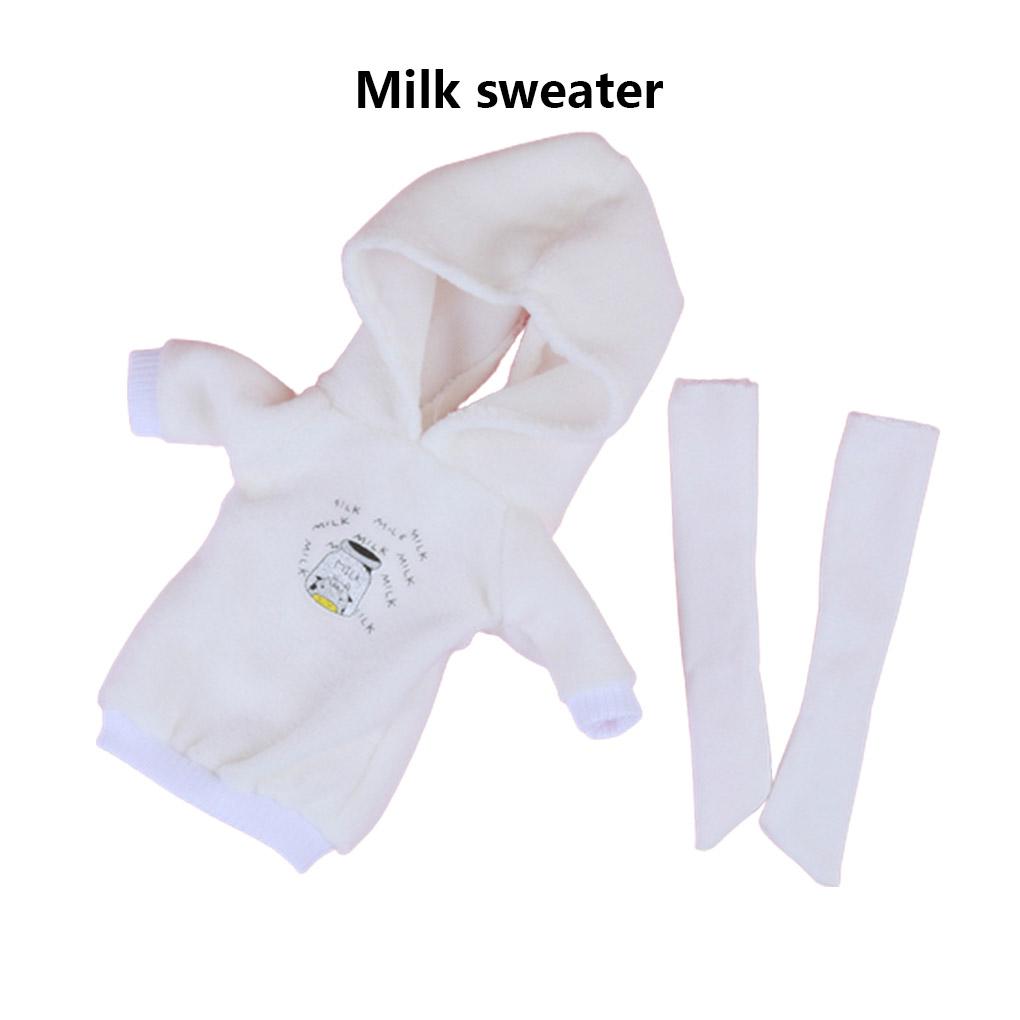 1 Set Girls Doll Dress Portable Detachable Reusable Washable Decorative Cute Replacement Dolls Stocking Toy Clothes Decor