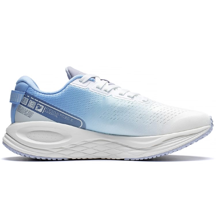 Li Ning Furious Rider 6.0 Essential Running Shoes Men's Low Top Mist White/Light Ice Blue/Light Sea Blue/Orange ARZS003-17