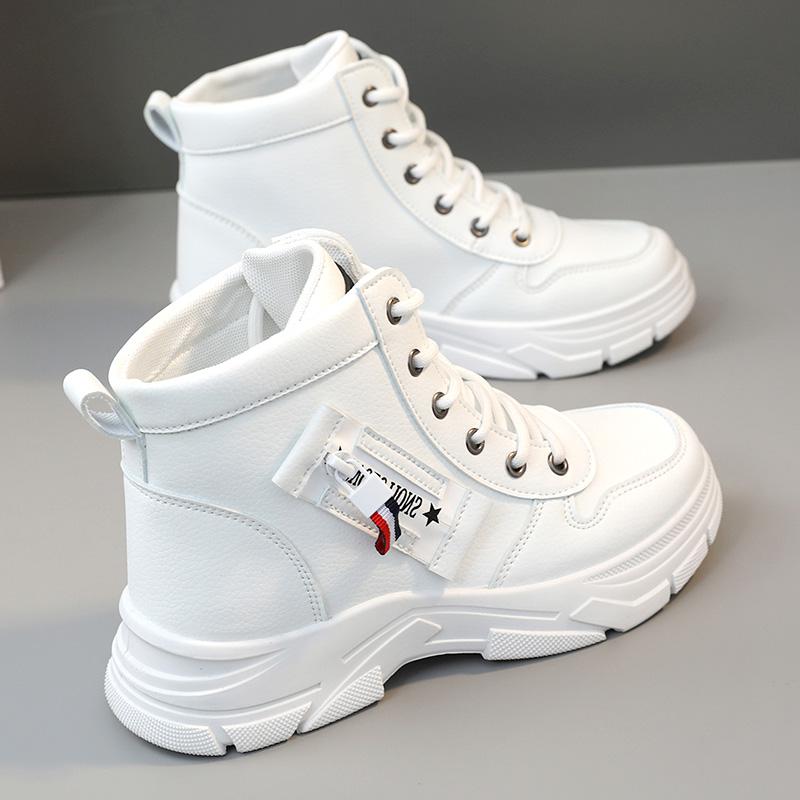 High-top new early autumn thick-bottomed mountaineering British style Martin boots sports niche short boots