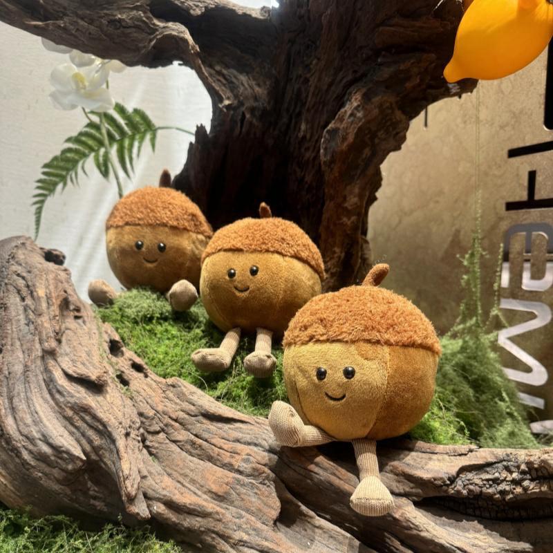 Новая детская игрушка Желудь Фундук Симуляция Милые плюшевые куклы Украшения