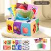 Interactive Baby Montessori Boxes Educational Infant Pull Along Tissue Box Toys  Finger Exercising
