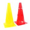 5Pcs 32Cm Barrier Football Road Flat Training Cone Perforated Sign Obstacles Road Cones Soccer Basketball Training Equipment