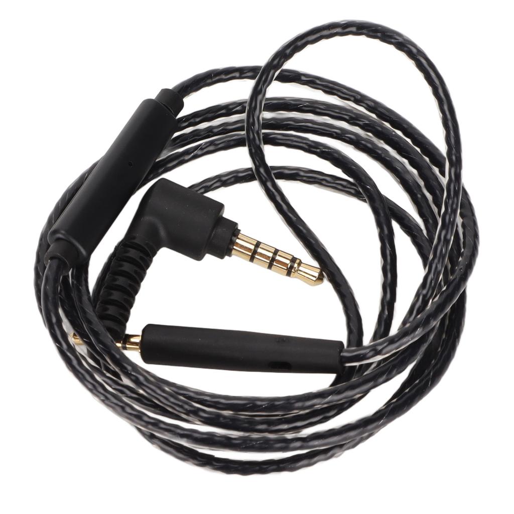 Headphone Upgrade Cable 3.5mm Male to 2.5mm Male Earphone Cord with Volume Control and Mic for AKG Y40 Y50 Y45 for S700