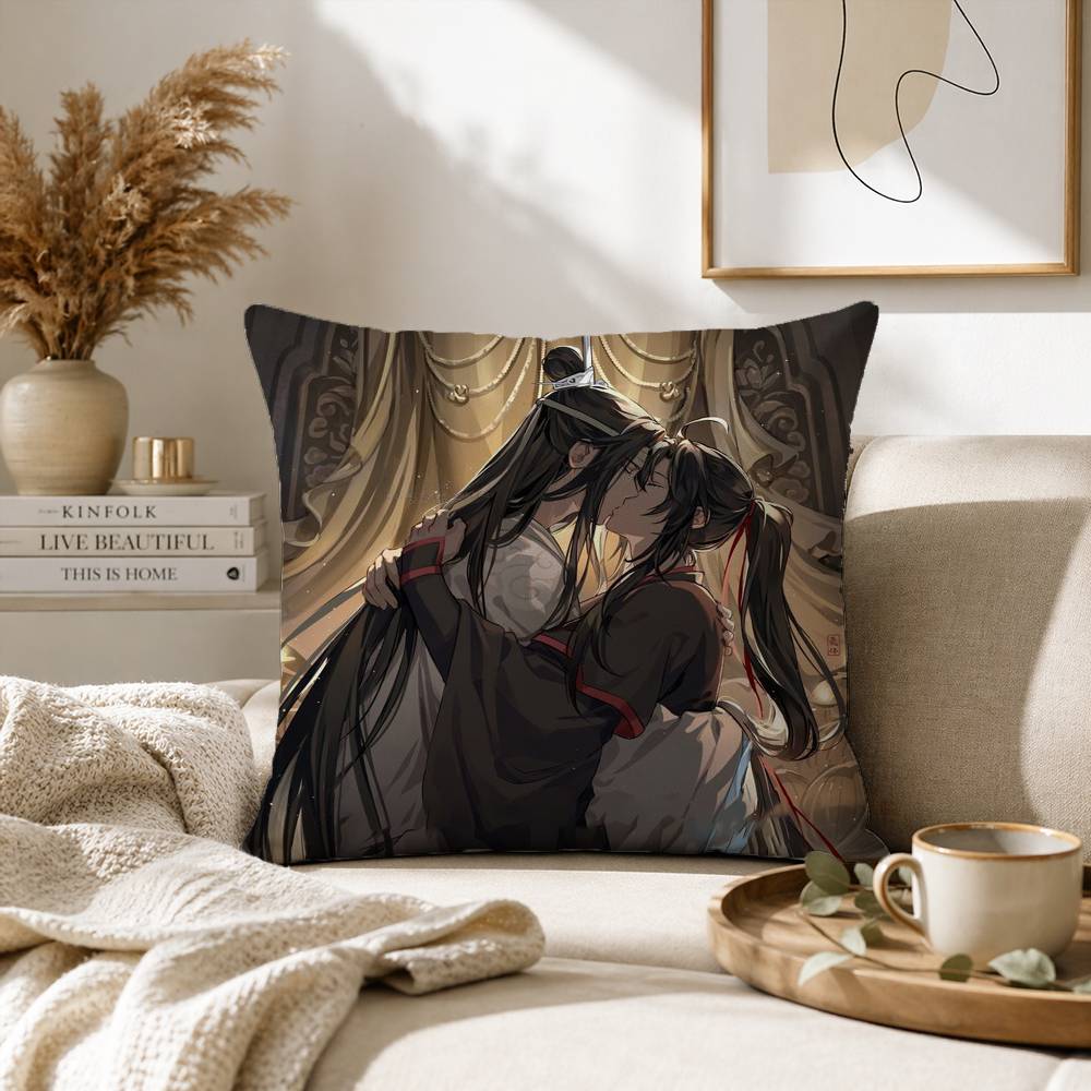 The Founder of Diabolism Mo Dao Zu Shi Pillow Case for Sofa Living Room Home office Decor Protective Cover