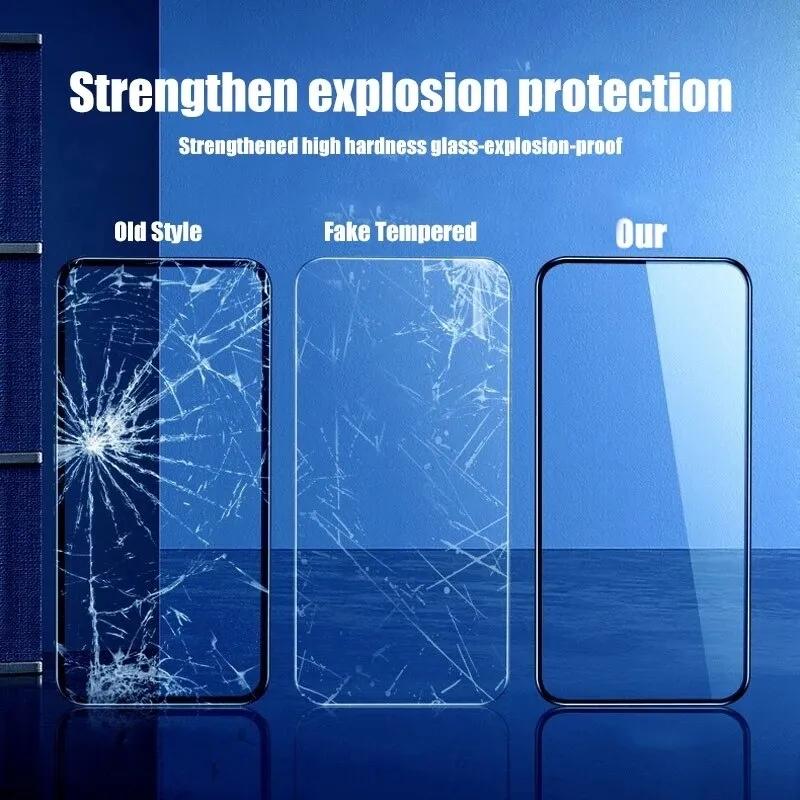 2-3Pcs Tempered Glass for Xiaomi Redmi 8 9 9C 9A 10X 4G Screen Protector on Redmi 12C K20 K30 K40 K50 K60 Pro K70 13C 5G Glass2