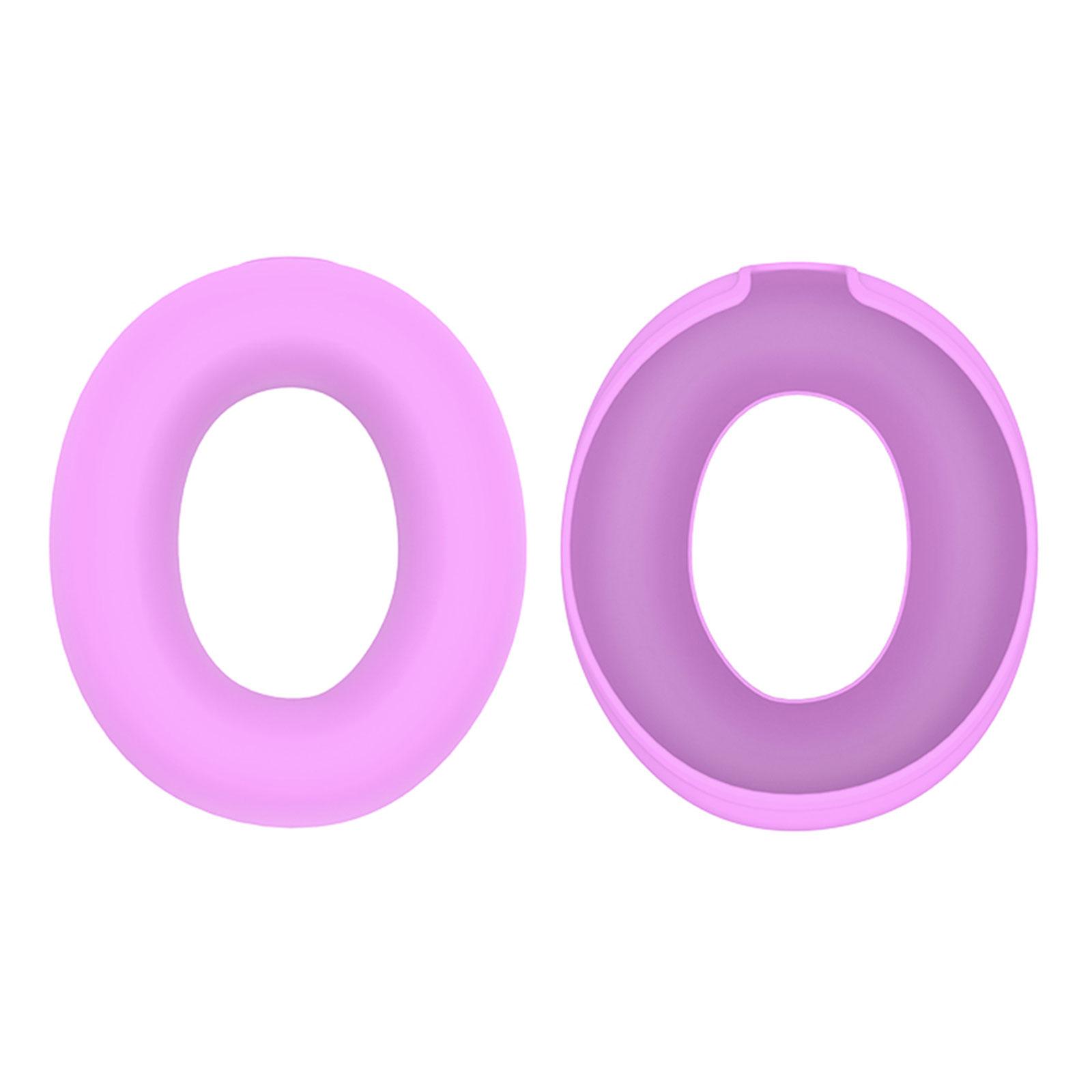 

Ear Pads Silicone Ear Cushion Replacement Silicone Earmuffs for TOZO HT2 Gaming Headphone (1Pair) фиолетовый