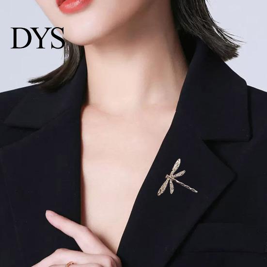 Practical Scarf Fastener 1/2Pcs Women Brooch Pin, Dragonfly Design Decorative Lapel Versatile Accessory for Sweaters Dresses Suits Hats Fashion Pin
