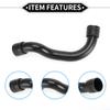 X Autohaux Car Intake Hose Compatible for Mercedes-Benz W271 W204 W212 C207 09-16, Air Intake Hose Black No.2710901929
