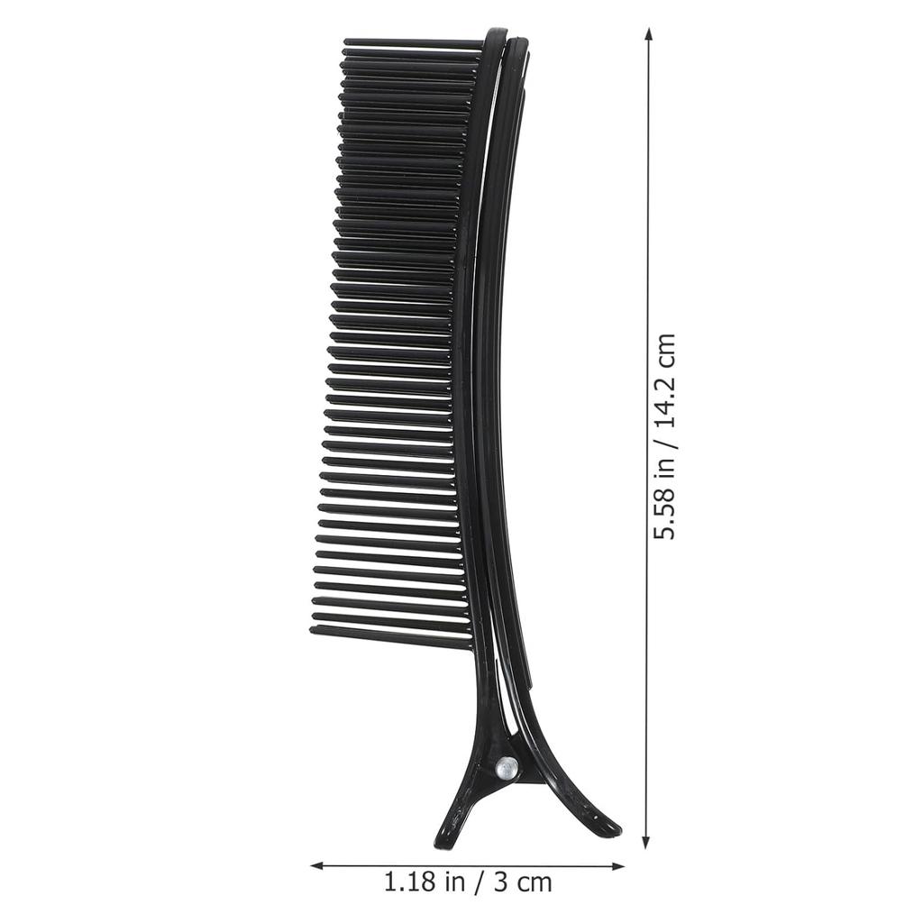 Beaupretty 3 Pieces Teasing Clip Combs Hair Combs Hairstylist Hair Clips Hair Coloring Styling Tools for Highlights Trimming Cutting Flat Iron Guide,
