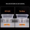 Disposable Transparent Food-Grade Round Takeaway Box for Salad, Bento, or Rice - High Temperature Resistant