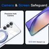Magsafe Magnetic Ring Wireless Charge Phone Cases For Samsung Galaxy A14 A24 A34 A54 Plating TPU Transparent Clear Cover