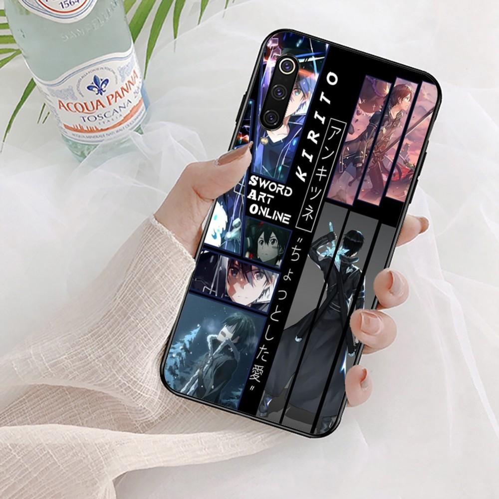 Sword Art Online Phone Case For Xiaomi Mi 5X 8 9 10 11 12 lite pro 10T PocoX3pro PocoM3 Note 10 pro lite
