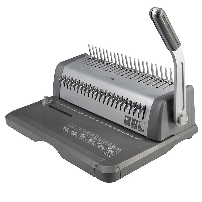 Deli 3873 Comb Binding Machine CN plug (adapter included)