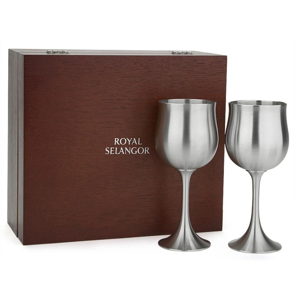Verre à vin Royal Selangor avec coffret cadeau (Lot de 2) 23cL