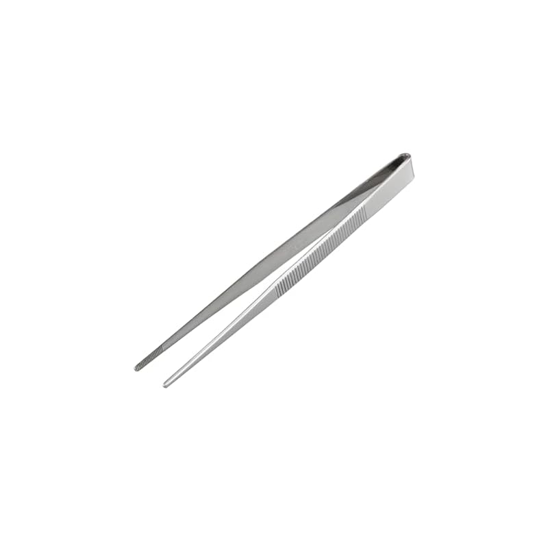 HOZAN Tweezers with Knurling, General Purpose, Enhanced Holding Power, Stainless Steel (SUS430), P-826-150