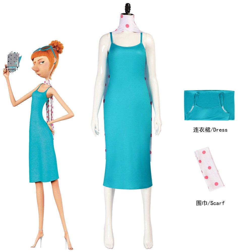 Lucy Wiggle Cosplay Dress Despicable Me
