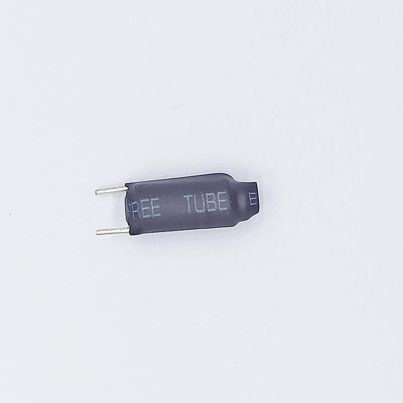 R4*15 Magnetic Rod Inductor: 0.7mm Copper Wire, 15 Turns, 3uH Min, Vertical Heat Shrink Tubing, Magnetic Core Coil.