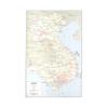 The Vietnam Map Wall Art Poster Decoration Background Home Office Shcool Suppiles