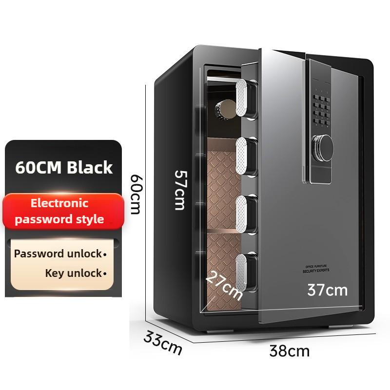 Anti-theft Alarm Digital Safe Deposit Box Small Home Office Safe Box All Steel Bedside Cabinet File Storage Rack