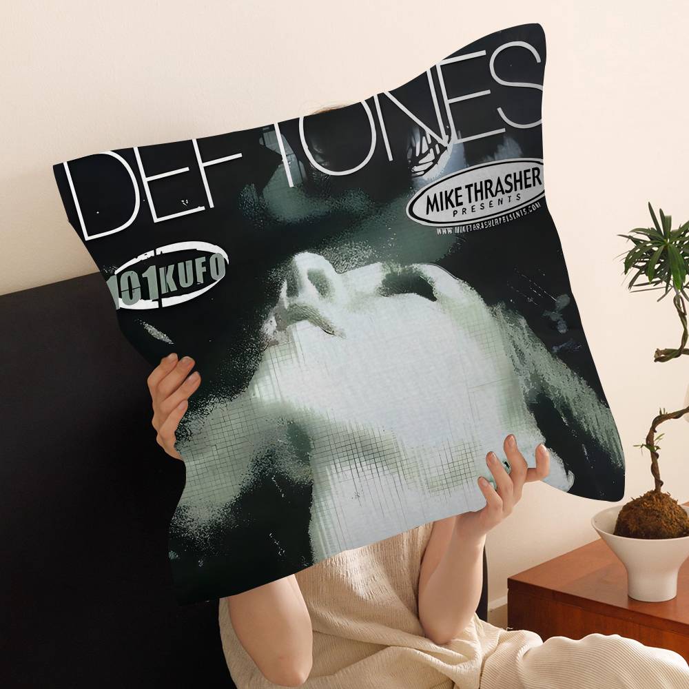 Hip Hop Singer Star Deftones Pillow Anime Pillow Sofa Bed Head Pillow Cover Cushion Cover 45x45 Cm Fashion