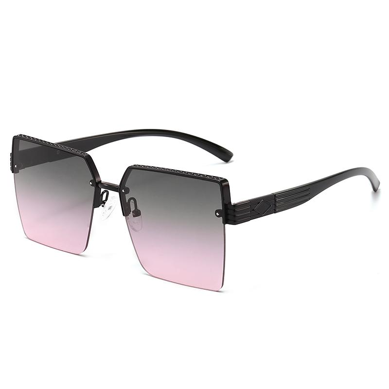 Metal Framed Fashionable Sunglasses For Drivers Trendy And Versatile Sunglasses For Men And Women 1205