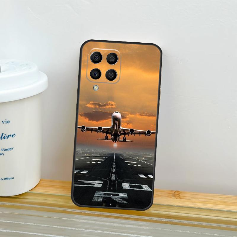 Airplane Plane Aircraft Case For Samsung Galaxy M52 M32 M12 M16 M14 M54 M13 M33 M53 M56 M36 M31 M11 M35 M55 M15 M06