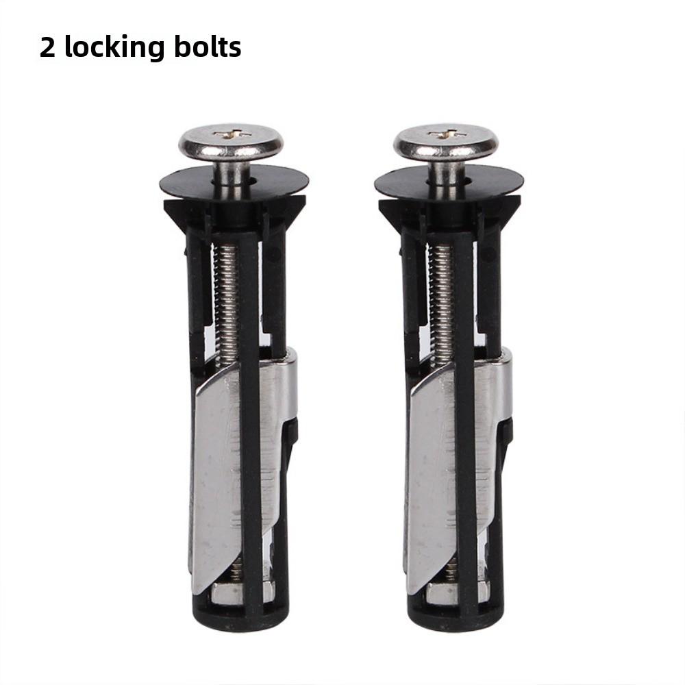 2 Stück Heavy Duty Toilettensitz Befestigungsschrauben Set Edelstahl Spülkasten Toilettenschraube Scharnierschraube Einziehbarer Toilettendeckel Schrauben Set