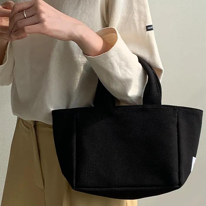 Black Canvas Bag