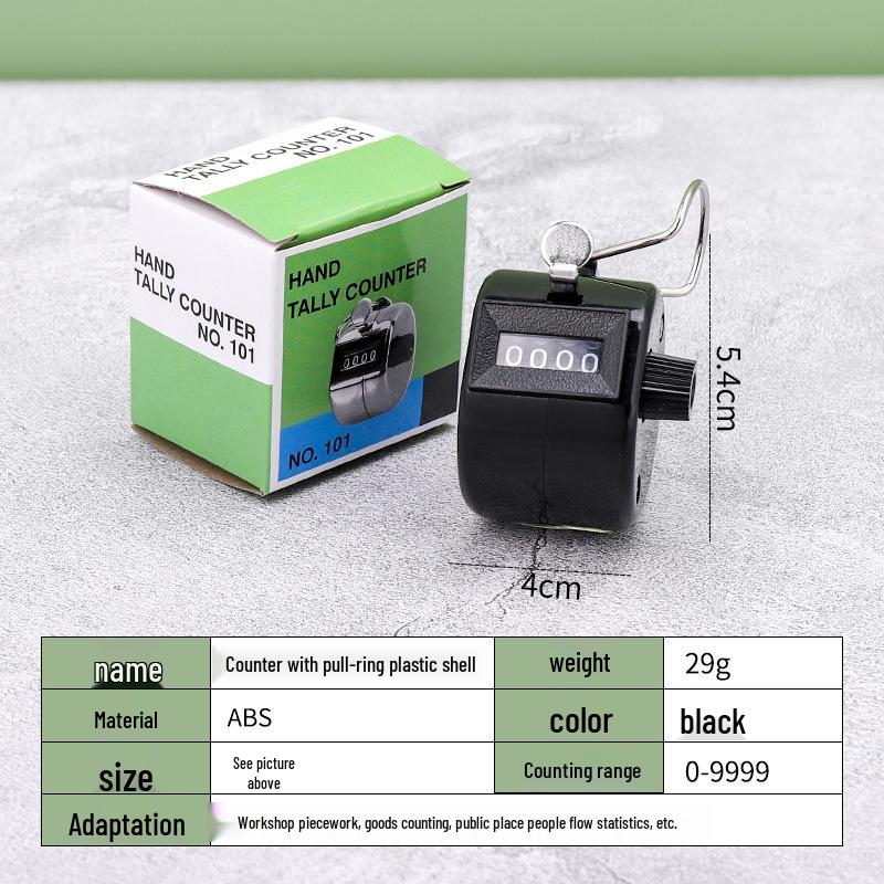 

Candy Color Hand-Press Mechanical Counter with Base for Counting Pedestrian Flow and Assembly Lines