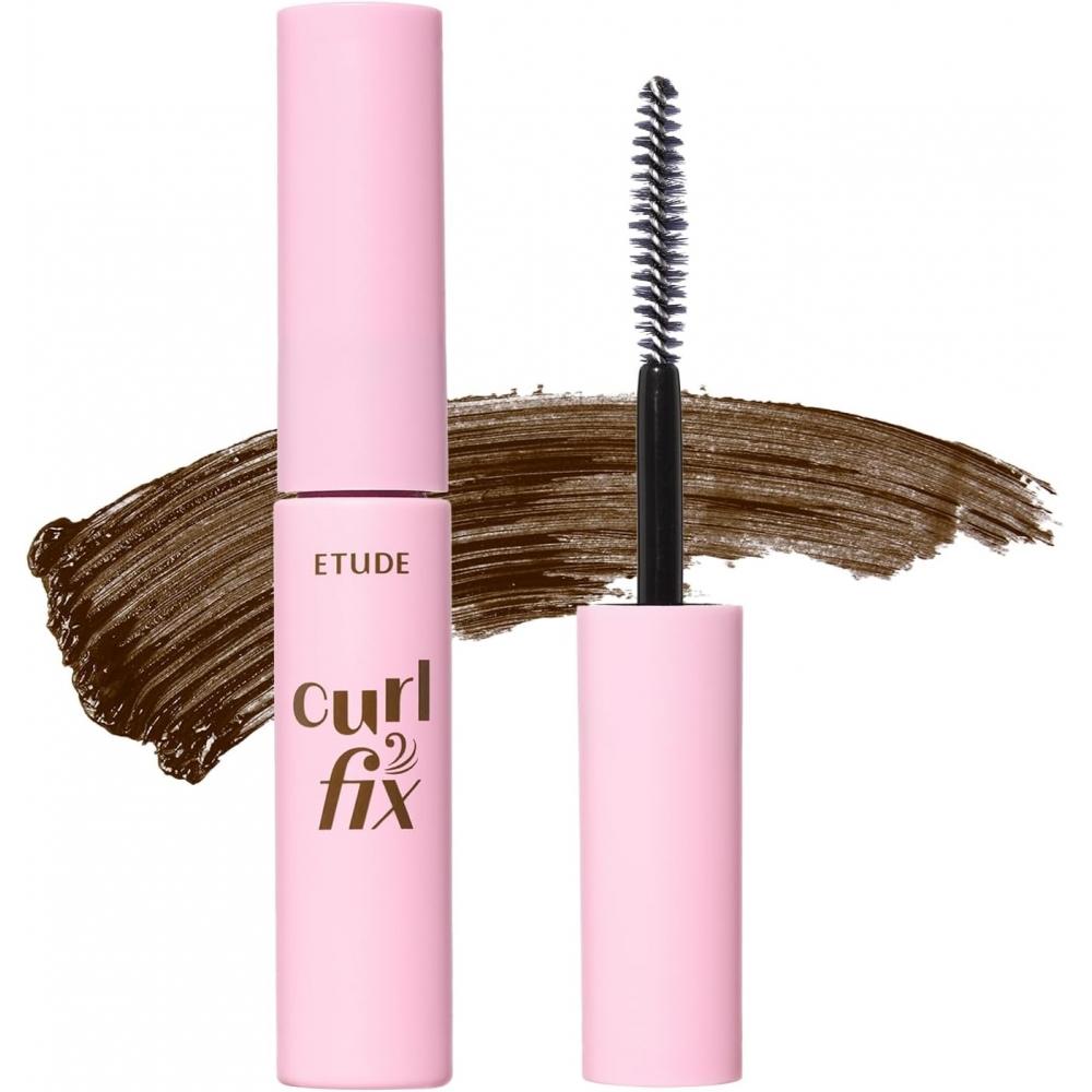 Etude Curl Fix Mascara Brown Waterproof 4g Travel Size